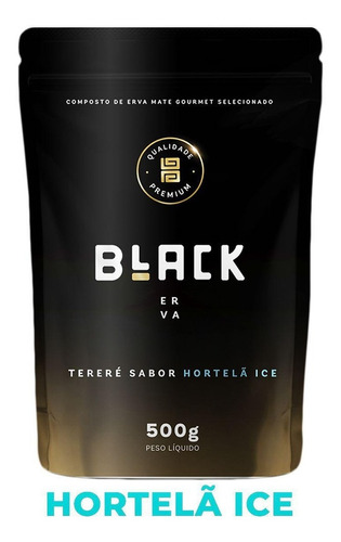 Erva Mate Hortelã Ice Tereré Black Qualidade Premium 500g