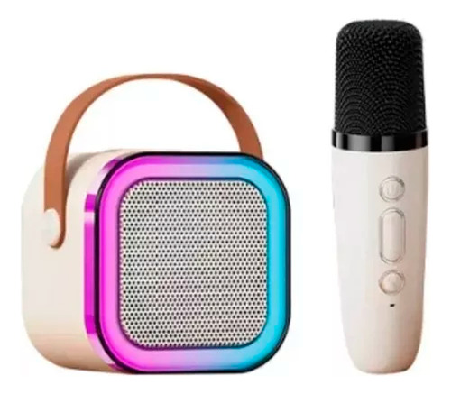 Mini Parlante Karaoke Bluetooth Para Niños Con Micrófono