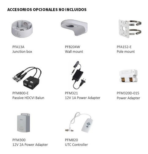 Camara Hdcvi Domo 720p Ir Vision Nocturna Dahua Metalica
