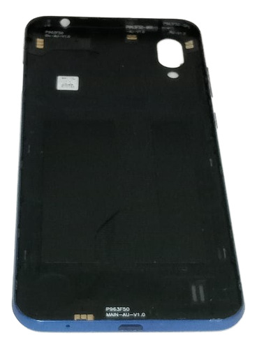 Tapa Trasera Con Botones Para Zte Blade A5 2020 Azul Geométrico