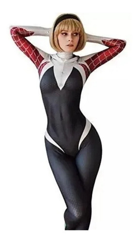 Disfraz Spiderman Spider Gwen Stacy Cosplay Traje Spidergwen