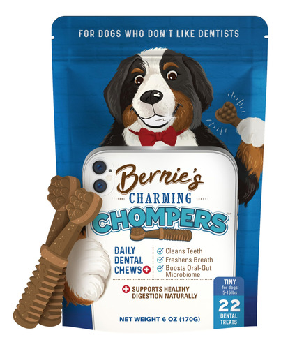 Bernie's Charming Chompers - Masticables Dentales Diarios Pa