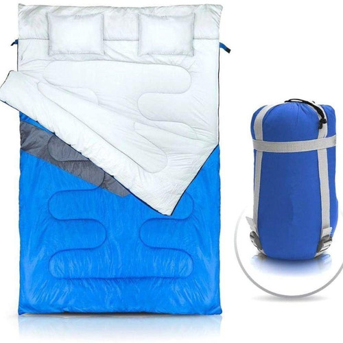 Imagem 1 de 8 de Saco De Dormir Duplo Nautika Casal -5°c A 5°c Kuple - 231010