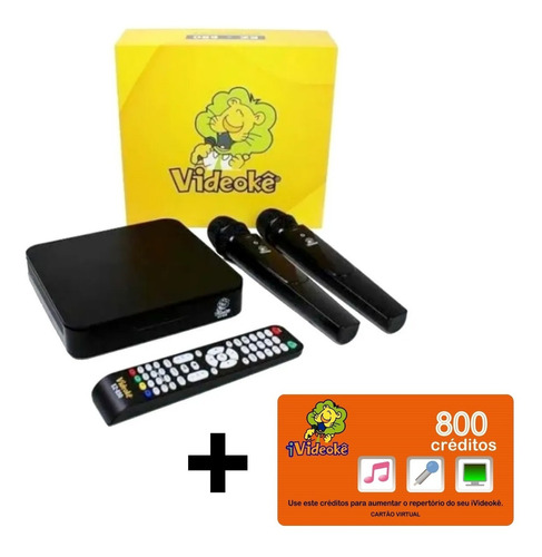 Videokê Ez850 C/200 Canções Memória + 800 Créditos