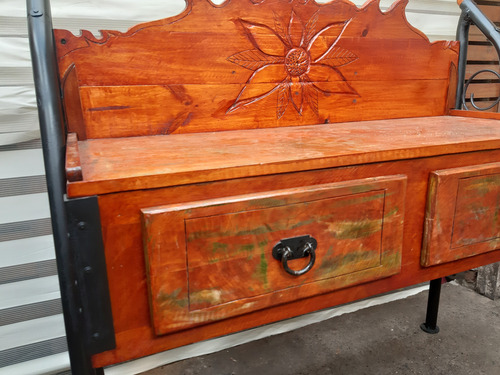Mueble Rustico De Madera Y Hierro