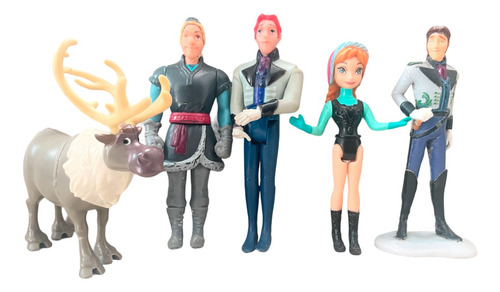 Figuras Disney Frozen Príncipe Hans Kristof Elsa Ana 