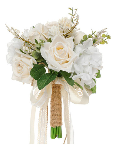 * Ramo De Boda For Novia, Ramo De Flores De Seda, Ramo De