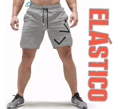 Pantalón Corto Deportivo Gym Cómodo Elástico Secado Rápido [