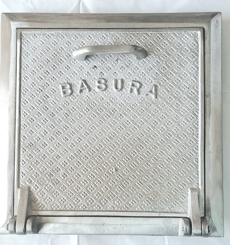 Tapa Aluminio  Para Bajante De Basura Sin Tolva