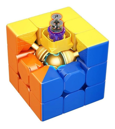Imagen 1 de 10 de Cubo De Rubik 3x3 Magnético Moyu Super Rs3m Ball Core Maglev