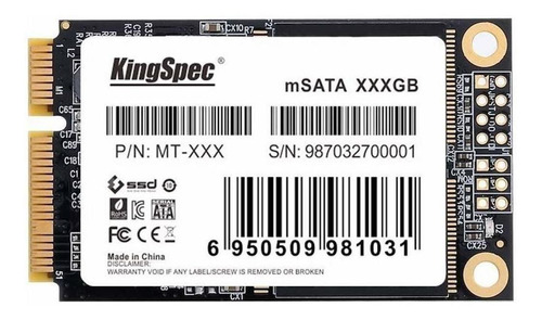 Imagen 1 de 2 de Disco sólido SSD interno KingSpec MT-256 256GB