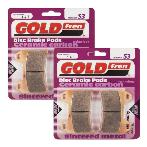 Pastilhas Freio Goldfren S3 141 F800r Monster 696 796 1100