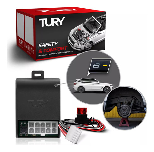 Anti Furto + Trava Eletronica Roda Tury Suzuki Sx4 2009-2015
