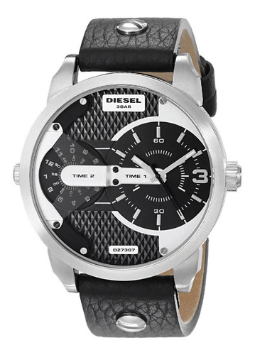 Reloj Diesel Negro Mini Daddy Modelo Dz7307 + Envio Gratis