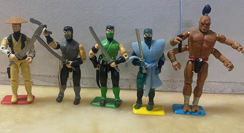 Gi Joe Mortal Kombat Reptile, Smoke, Sub Zero, Goro, Raiden (Usado)