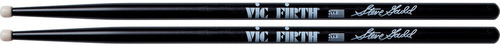 Vic Firth Baquetas Steve Gadd Punta Nylon Batería Percusión Color Negro Tamaño 15