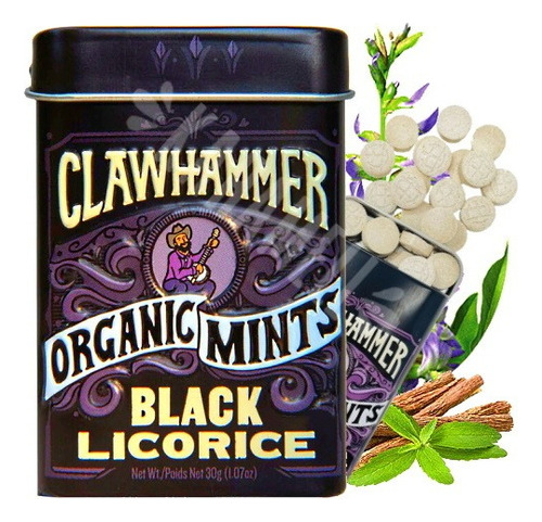 Balas Clawhammer Organic Mints Black Licorice - Big Sky - Ca