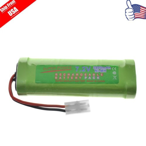 1 X 7.2v 3800mah Ni-mh Recargable Batería De Coche Rc Tamiya