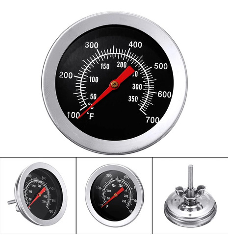 Termometro Para Horno Aumedor Hasta 350 ºc/ºf De Acero 