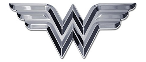 Emblema De Automóvil Cromado 3d Wonder Woman