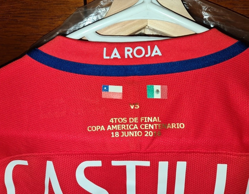 Imagen 3 de 3 de Camiseta Selección Chilena Utilería Copa América Centenario
