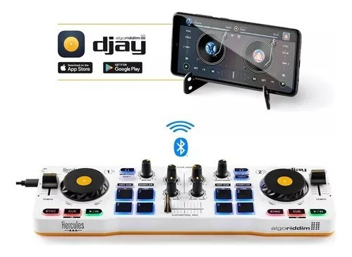 Mezclador Mixer Hercules Para Dj Djcontrolmix Pc Teléfono