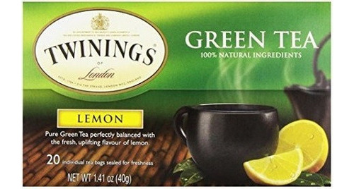 Té Verde Twinings Tea Lemon 20 U.