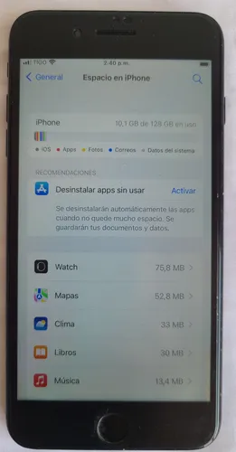 Celular iPhone 7 Plus 128 Gb Negro - Usado %descuento% (Usado)