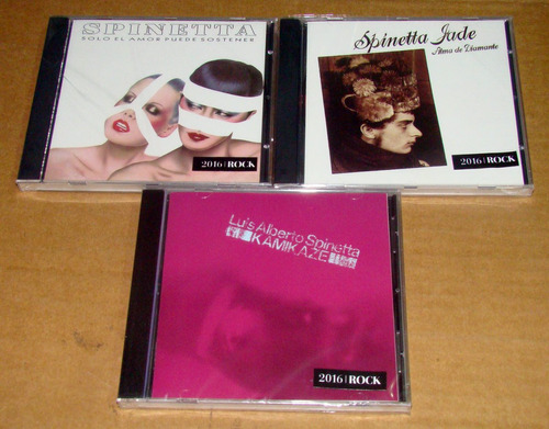 Spinetta 3 Cds Kamikaze Alma Diamante Solo El Amor / Kktus