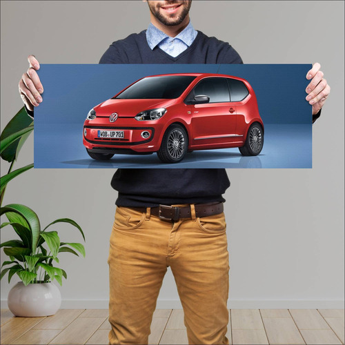 Cuadro 30x80cm Auto 2013 Volkswagen Cheer Up 3 D 881