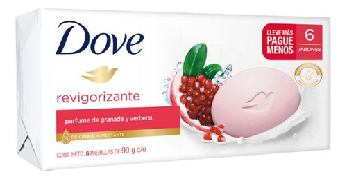 Jabón Dove Pack Granada 6x90g