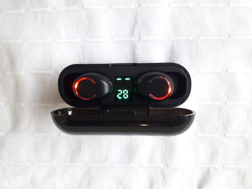 Fone De Ouvido Bluetoot F9 13 Semi Circle Light Ring Tws 5.1