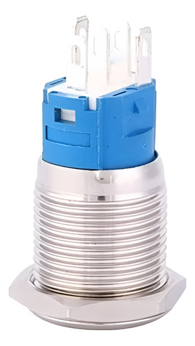 Interruptor Push Button Impermeable 19mm Na / Nc Luz 12-24v