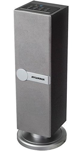 Sylvania Sp269-plata Planta Bluetooth Altavoz De La Torre De