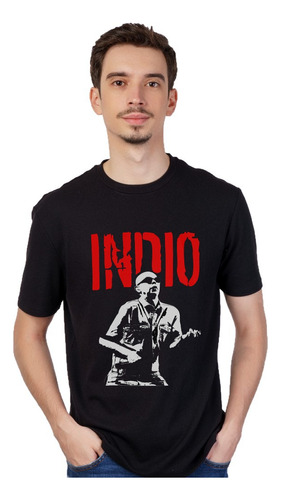 Indio Solari - Remera Manga Corta Unisex - Dis_04