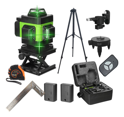 Nivel Laser 16 Lineas Autoajustable + Tripode + Accesorios