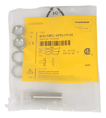 Turck Bi3u-em12-ap6x-h1141 Sensor Inductivo Enrasad 1634340