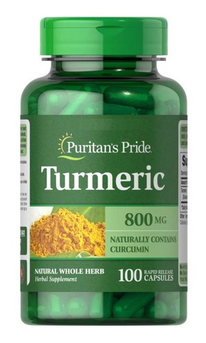 Turmeric 800mg Puritan's Pride X 100 Capsulas