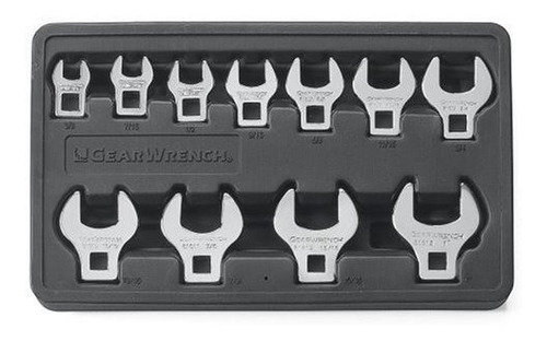 Juego De Llaves De Pata De Cabra Sae De 11 Piezas Gearwrench