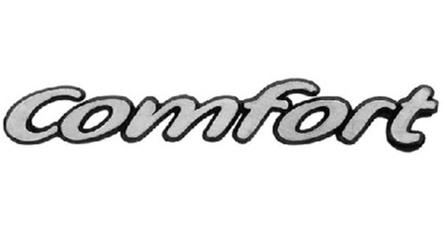 Emblema Texto Letras Comfort Chevrolet