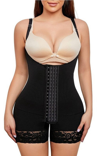 Body De Encaje Ajustable Con Control De Barriga