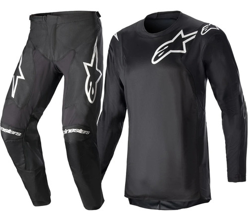 Conjunto Alpinestars Motocross Racer Graphite 2023 Qpg