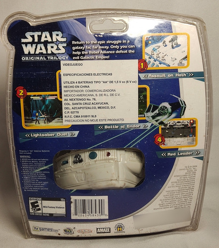 Star Wars Trilogy Tv Games Plug & Play 2006 Jakks Paciffic (Usado)