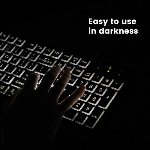 Teclado Perixx Periboard-317 Con Cable Retroiluminado Usb La