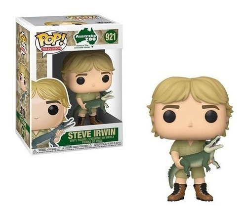 Funko Pop 921 Steve Irwin Cazador De Cocodrilos Original