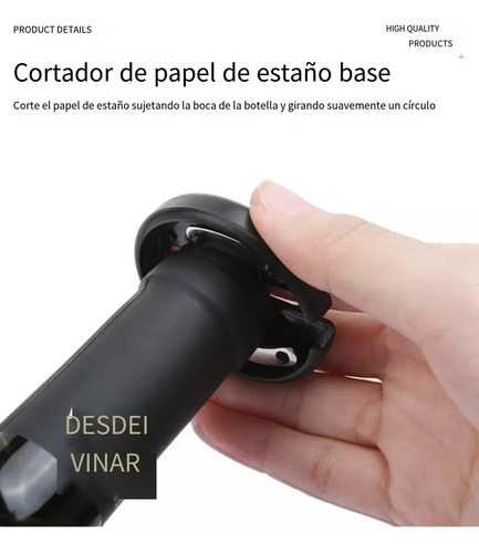 Nuevo Juego Sacacorchos Eléctrico Automático Para Vino