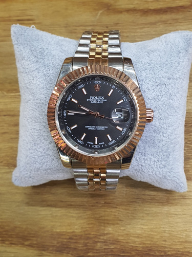 Reloj Rolex Date Just Oyster Acero Inoxidable Rep 2a 