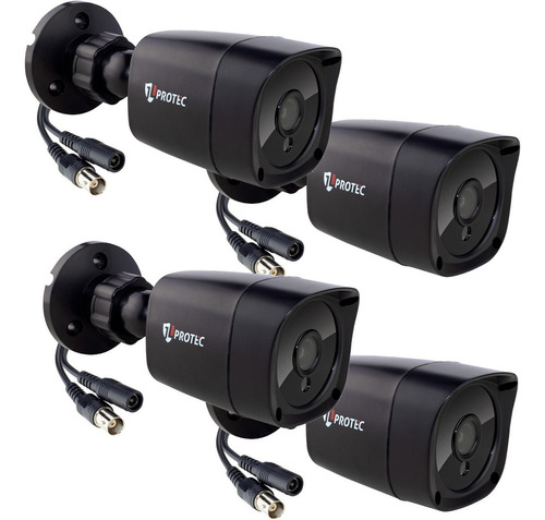 Camera De Segurança Full Hd 1080p 2mp 24 Leds - 4 Unidades