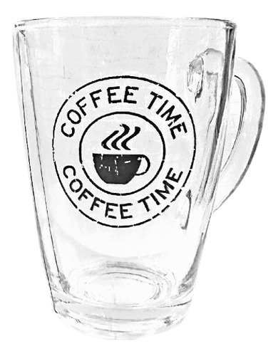 Jogo 10 Caneca Xícara Vidro Transparente Expresso Café 210ml