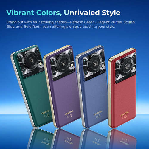 Celulares Oukitel C60 Pro 24gb Ram 256gb Rom Smartphones Resistentes 10000mah 18w Fast Charging Auriculares Type-c/fingerprint/android 15